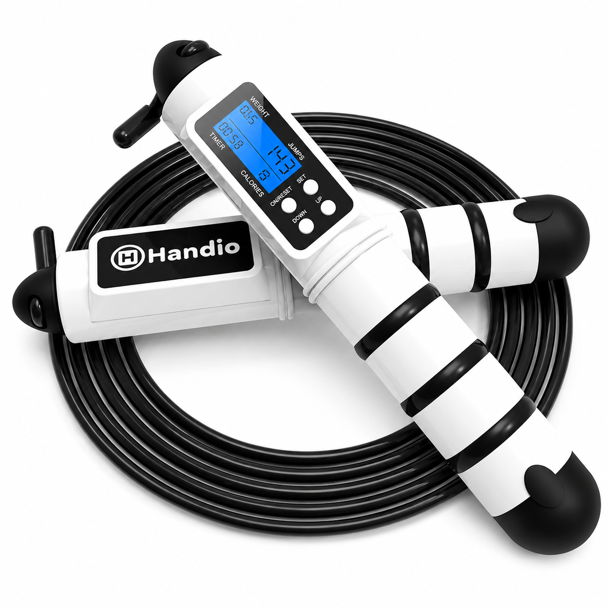 SpeedCount Adjustable Jump Rope – Smart Cardio Fitness Rope