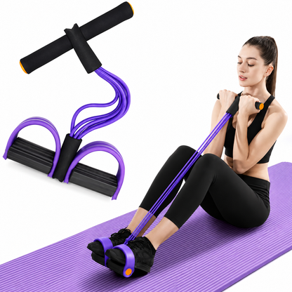 PowerFlex 6-Tube Resistance Trainer – Full Body Fitness Band System
